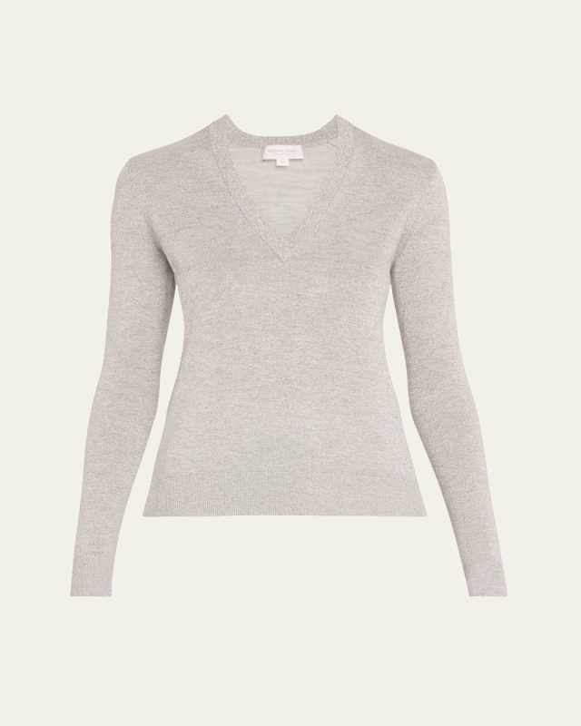 V-Neck Wool Sweat